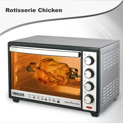 Inalsa 30-Litre Master Chef 30 SSRC Oven Toaster Grill (OTG)  (Black, Silver) Inalsa 30-Litre Master Chef 30 SSRC Oven Toaster Grill (OTG)  (Black, Silver)